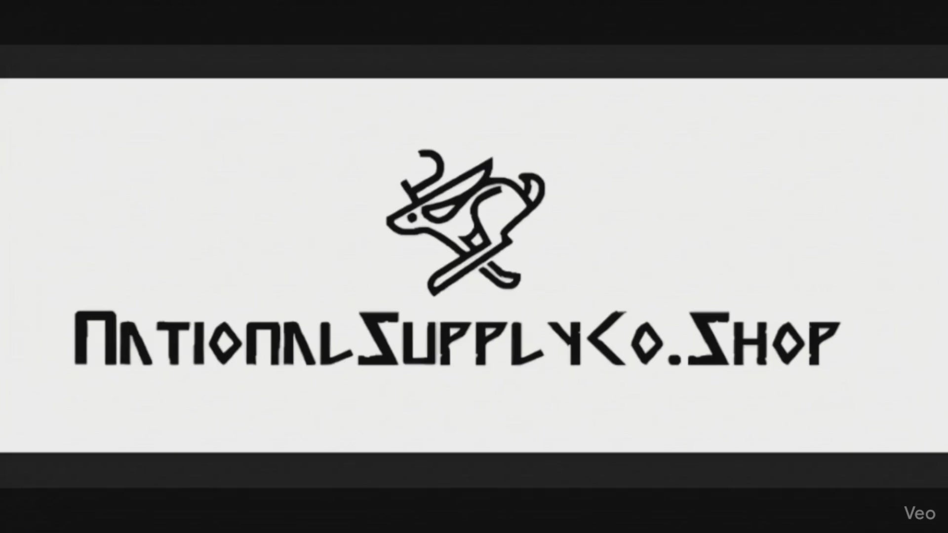 Jackalope walking over website address.